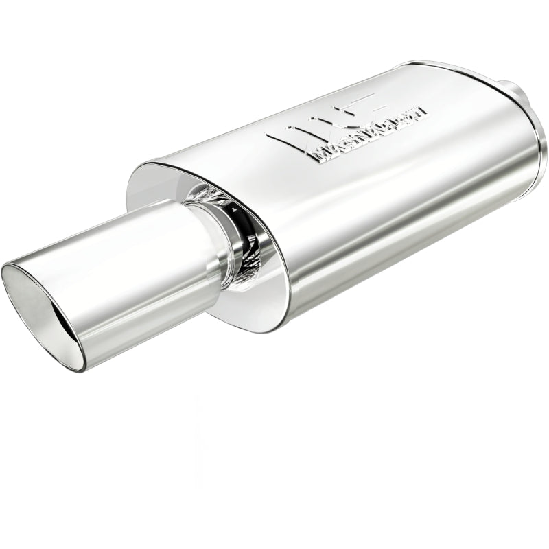 MagnaFlow Muffler W/Tip Mag SS 14X5X8 2.25/4. - 14829