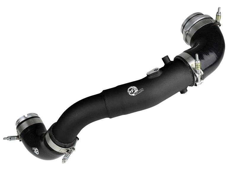 aFe 2020 Toyota Supra 3.0L 3in Black Intercooler Tube - Hot - 46-20398-B