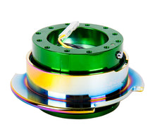 Load image into Gallery viewer, NRG Quick Release Gen 2.5 - Green Body / Neochrome Ring - SRK-250GN/MC