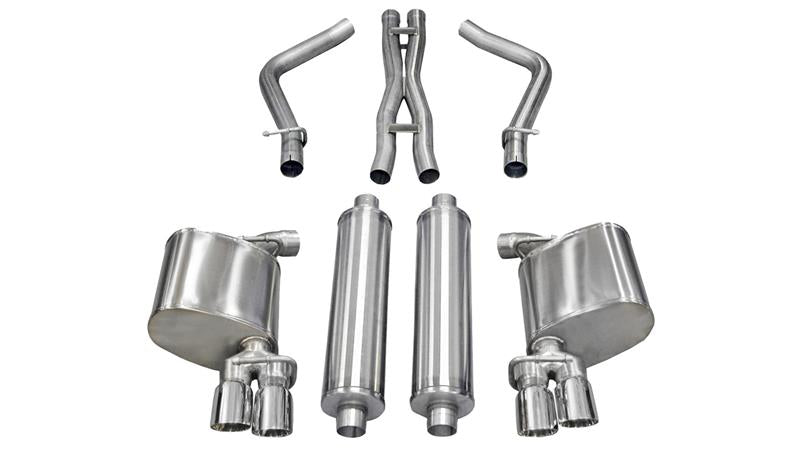 Corsa 2011-2013 Dodge Charger R/T 5.7L V8 Polished Sport Cat-Back Exhaust - 14525