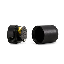 Load image into Gallery viewer, Mishimoto 2016+ Chevrolet Camaro SS Baffled Oil Catch Can Kit - Black - MMBCC-CAM8-16PBE