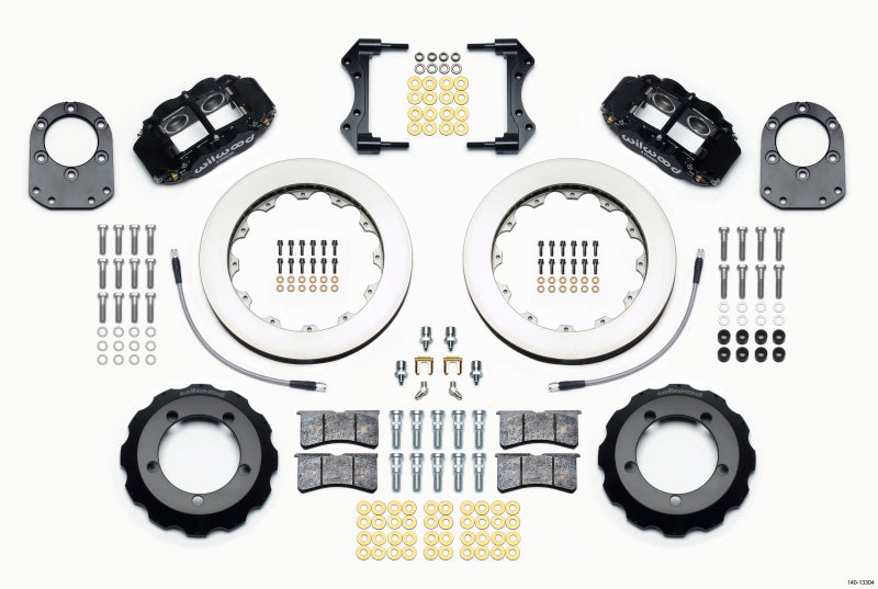 Wilwood Narrow Superlite 4R Front Hat Kit 12.88in 66-75 Ford Bronco Dana 30/44 w/Lines - 140-13304
