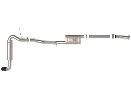 aFe Apollo GT 3in 409 SS Cat-Back Exhaust 2021 Ford Bronco L4-2.3L (t)/V6-2.7L (tt) w/ Black Tip - 49-43136-B