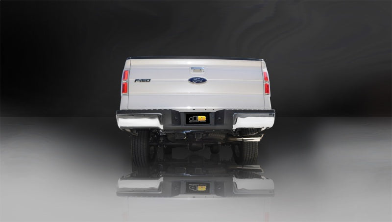 Corsa 2011-2014 -13 Ford F-150 EcoBoost 3.5L V6 Polished Sport Cat-Back Exhaust - 24392