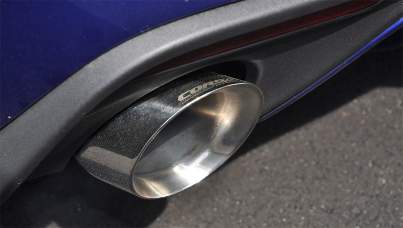Corsa 2015-2017 Ford Mustang EcoBoost 2.3T Sport 3in Cat-Back Dual Rear Exit Polished Tips - 14343