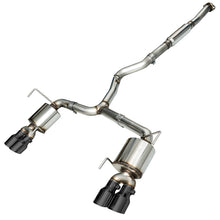 Load image into Gallery viewer, AWE Tuning 2015+ Subaru WRX VA Sedan Touring Edition Exhaust - Diamond Black Tips (102mm) - 3015-43102