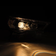 Load image into Gallery viewer, AlphaRex 14-22 Toyota 4Runner PRO-Series Projector Headlights Black w/Seq. Sig. + DRL - 880814