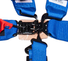 Load image into Gallery viewer, NRG SFI 16.1 5PT 3in. Padded Seat Belt Harness / Latch Link - Blue - SBH-5PCBL-620