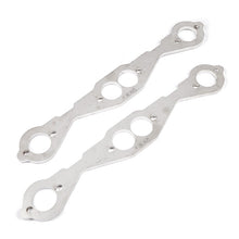 Load image into Gallery viewer, Stainless Works Small Block Chevy Round Port Header 304SS Exhaust Flanges 1-5/8in Primaries - HFSBC1625