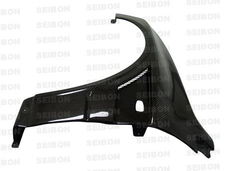 Seibon 03-07 Mitsubishi Evo 8 & IX 10mm Wider Carbon Fiber Fenders - FF0305MITEVO8