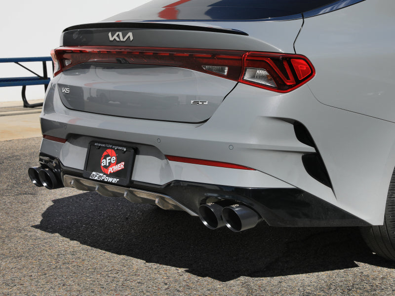 aFe Takeda 21-24 Kia K5 GT L4-2.5L (t) SS Axle-Back Exhaust System w/ Black Tips - 49-37043-B