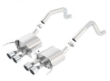 Borla 15 Chevy Corvette C7 ZO6 6.2L w/o AFM NPP S-Type Quad RD RL IC Tips Center Rear Exit Exhaust - 11908