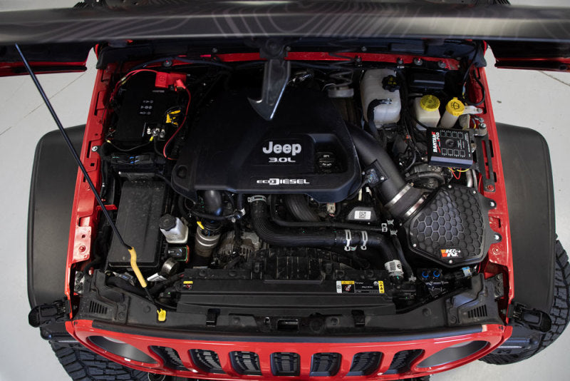 K&N 20-21 Jeep Wrangler V6-3.0L DSL AirCharger Performance Intake - 63-1587