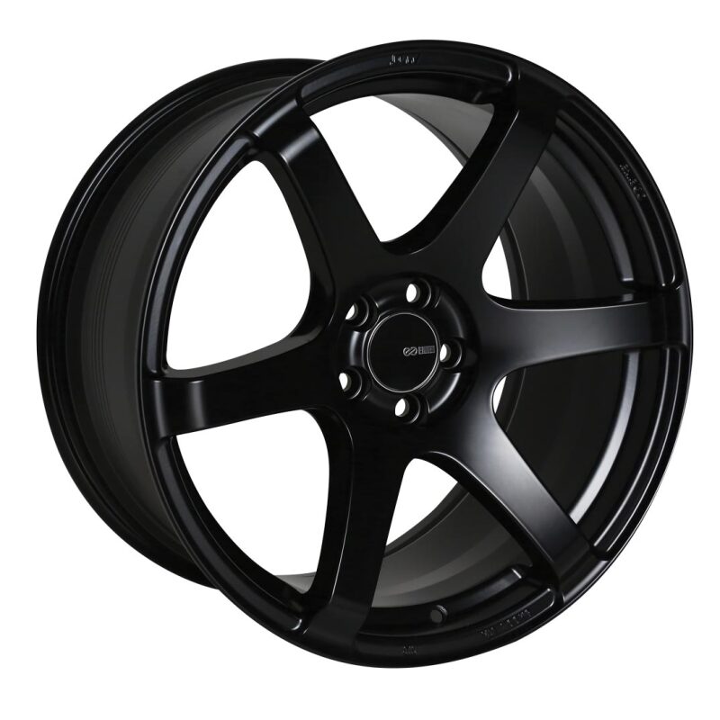 Enkei T6S 17x9 35mm Offset 5x114.3 Bolt Pattern 72.6 Bore Matte Black Wheel - 485-790-6535BK