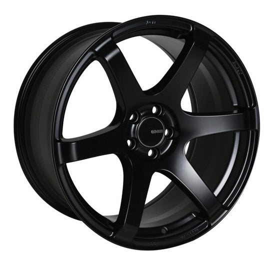 Enkei T6S 17x9 35mm Offset 5x114.3 Bolt Pattern 72.6 Bore Matte Black Wheel - 485-790-6535BK