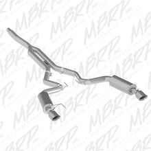 Load image into Gallery viewer, MBRP 15-18 Ford Mustang EcoBoost 2.3L Alum 3in Cat Back Dual Split Rear Exit (Street Version) - S7274AL
