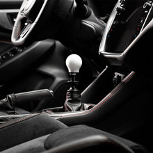 Load image into Gallery viewer, Cobb Subaru 6-Speed Weighted COBB Shift Knob - White (Incl. Both Red + Blk Collars) - 213360-W