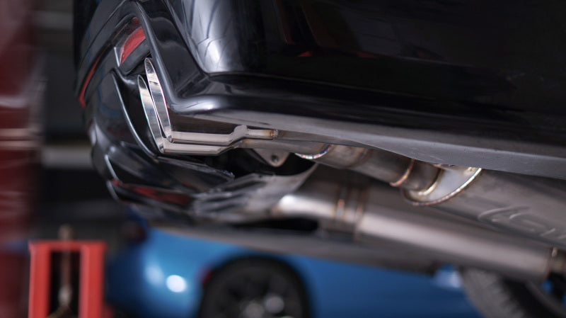 Stainless Works 2016-18 Cadillac CTS-V Sedan Axle Back System Dual-Mode Turbo Mufflers 4in Tips - CTSV16MKS-FC