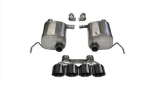Load image into Gallery viewer, Corsa 2014-2019 Corvette C7 Coupe 6.2L V8 AT/MT 2.75in Valve-Back Dual Rear Exit Black Sport Exhaust - 14764BLK