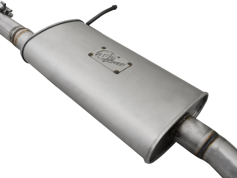 aFe Scorpion Exhaust System, Cat Back Aluminized Hi-Tuck 07-14 Jeep Wrangler JK Unlimited V6 3.6/3.8 - 49-08040