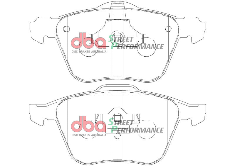 DBA 03-14 Volvo XC90 (w/316mm Front Rotor) Front SP Performance Brake Pads - DB1658SP