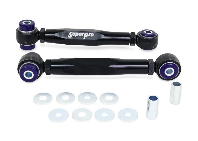 SuperPro 06-25 Volkswagen Golf GTI Lower Rear HD Adjustable Toe Arm Set - TRC1218