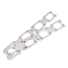 Load image into Gallery viewer, Stainless Works Chevrolet LT5 Flat Rectangular Port Header 304SS Exhaust Flanges 2in Primaries - HFLT5