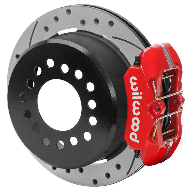 Wilwood kit rear DISC/DRUM fdp-lp BOP 1964-70 2.75 offset staggered 1PC 11.00 SRP red - 140-16988-DR