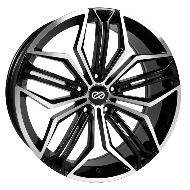 Enkei CUV 17x7.5 5x108 45mm Offset 72.6mm Bore Black Machined - 495-775-3145BKM