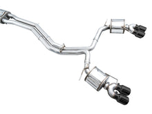 Load image into Gallery viewer, AWE Tuning 19-23 Audi C8 S6/S7 2.9T V6 AWD Touring Edition Exhaust - Diamond Black Tips - 3015-43107