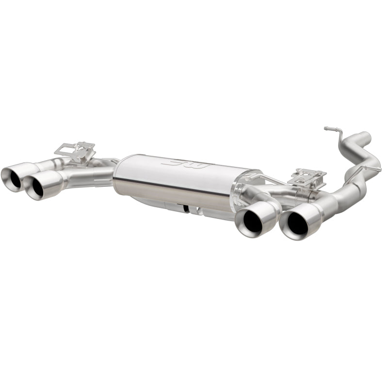 MagnaFlow Sys C/B 2015-2017 Volkswagen Golf R 3in Polished SS Quad Tip Split Rear Exit - 19165