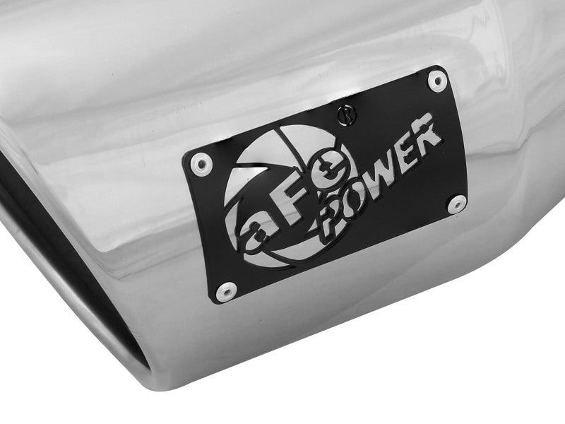 aFe Diesel Exhaust Tip Bolt On Black 5in Inlet x 7in Outlet x 12in - Right - 49T50702-P12