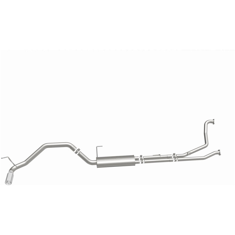 MagnaFlow CatBack 07-15 Nissan Titan V8 LGAS/LFLEX Single MF Polished Stainless Exhaust - 19421