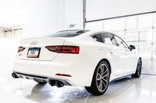 Load image into Gallery viewer, AWE Tuning Audi B9 S4 Touring Edition Exhaust - Non-Resonated (Black 102mm Tips) - 3010-43050