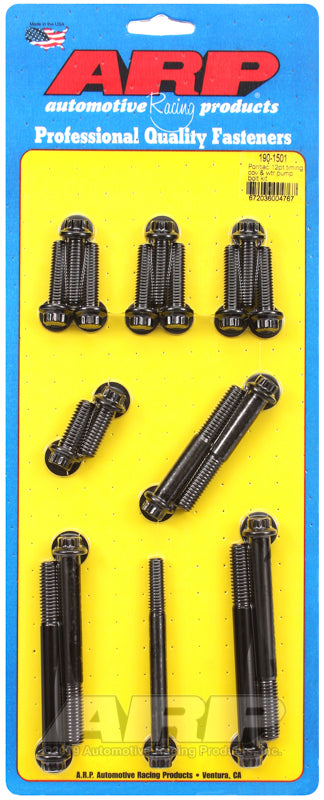 ARP Pontiac 12pt Timing Cover and Water Pump Bolt Kit - 190-1501