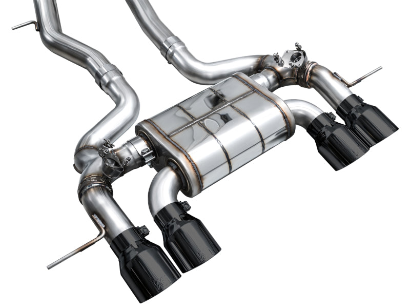 AWE Tuning 23-24 BMW G87 M2 SwitchPath Edition Exhaust - Diamond Black Tips - 3025-43487