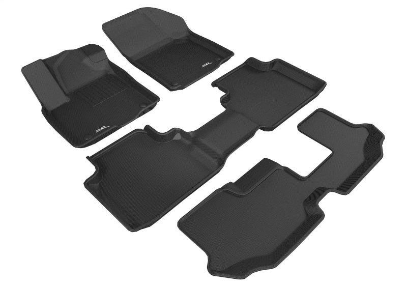 3D MAXpider 18-26 Volkswagen Atlas Kagu Black Full Set - L1VW08401509