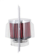 Load image into Gallery viewer, K&amp;N 1.5in Flange ID x 3in OD x 2.5in H Chrome Finish Rubber Base Crankcase Vent Filter - 62-1460