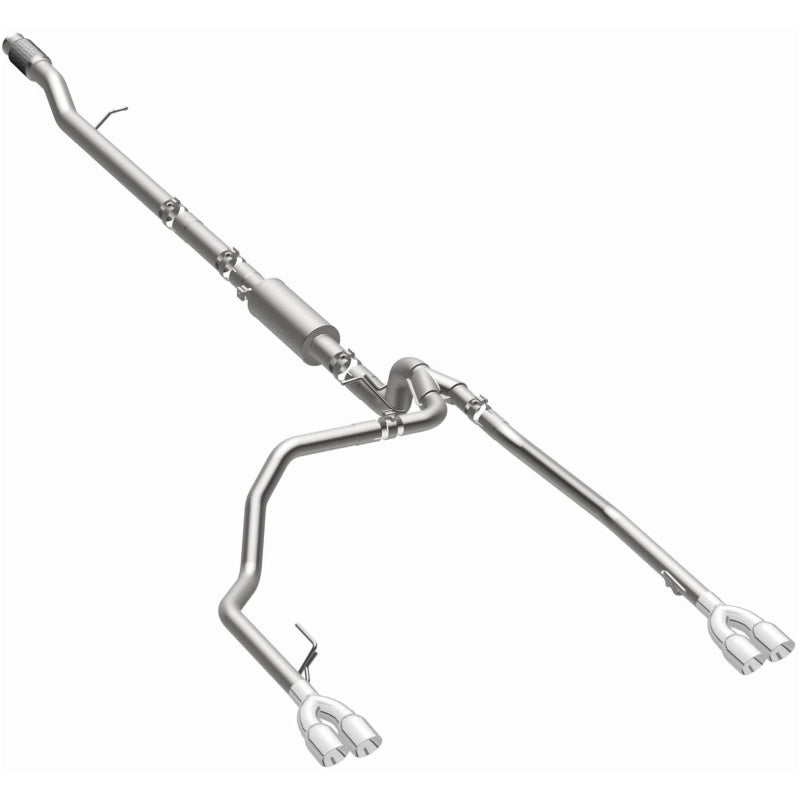 MagnaFlow 2019 Chevrolet Silverado 1500 Quad Exit Polished Stainless Cat-Back Exhaust - 19489
