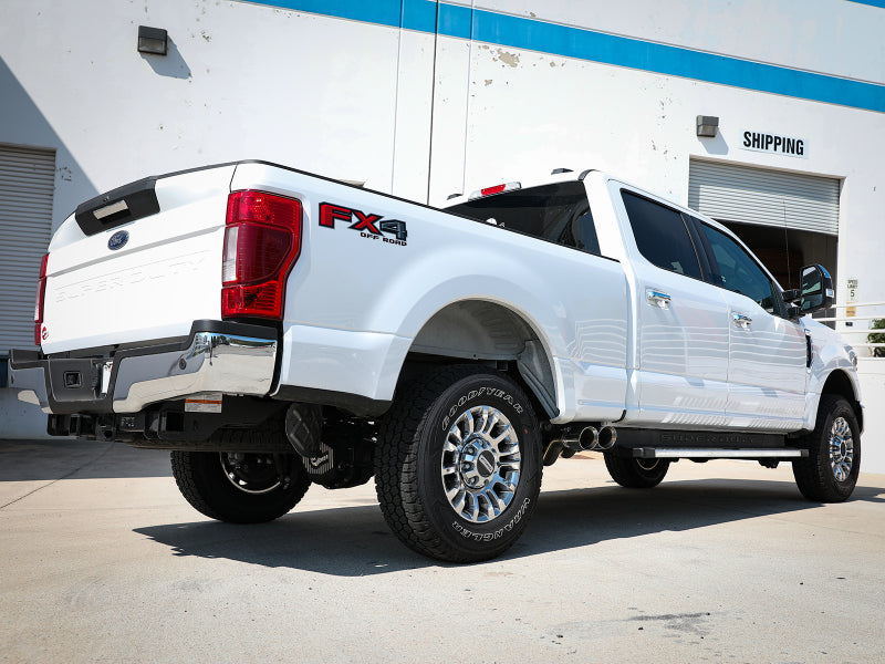 aFe Rebel Series 3in 409 SS Cat-Back Exhaust w/ Polish Tips 17-20 Ford F-250 V8 6.2L - 49-43117-P