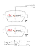 Load image into Gallery viewer, DBA 15-16 Maserati Quattroporte (w/360mm Front Rotor) XP Performance Rear Brake Pads - DB8863XP