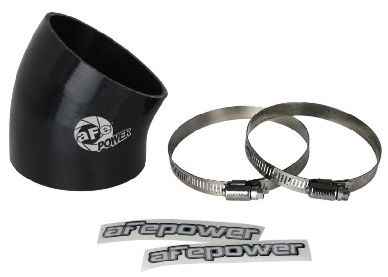 aFe MagnumFORCE Air Intake System Spare Parts Kit 3-1/2in ID x 30 Deg. Silicone Elbow Coupler -Black - 59-00122