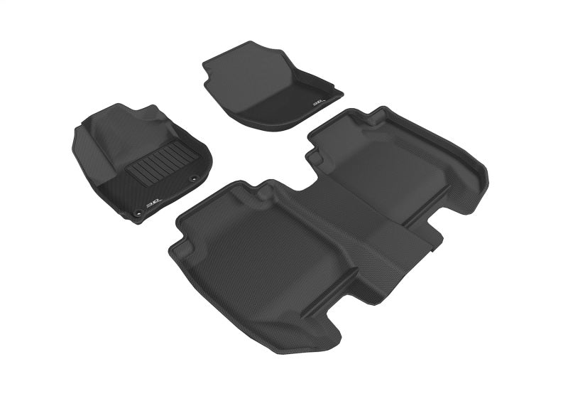 3D MAXpider 16-22 Honda HR-V Kagu Black Full Set - L1HD08501509