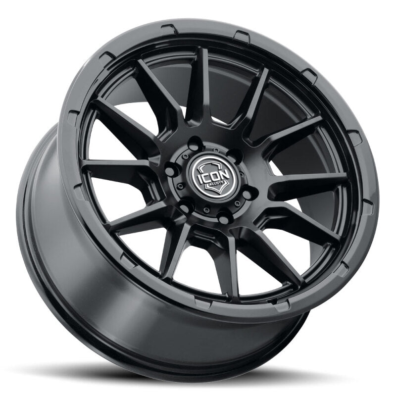 ICON Alloys Cajon 20x9 / 6x135 / 16mm / 5.625in BS Double Black Wheel - 8320906356DB