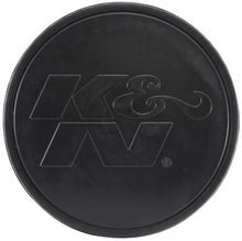 Load image into Gallery viewer, K&amp;N Universal Rubber Filter-Round Tapered 4in Flange ID x 8in Base OD x 6.625in Top OD x 8in H - RU-5171HBK