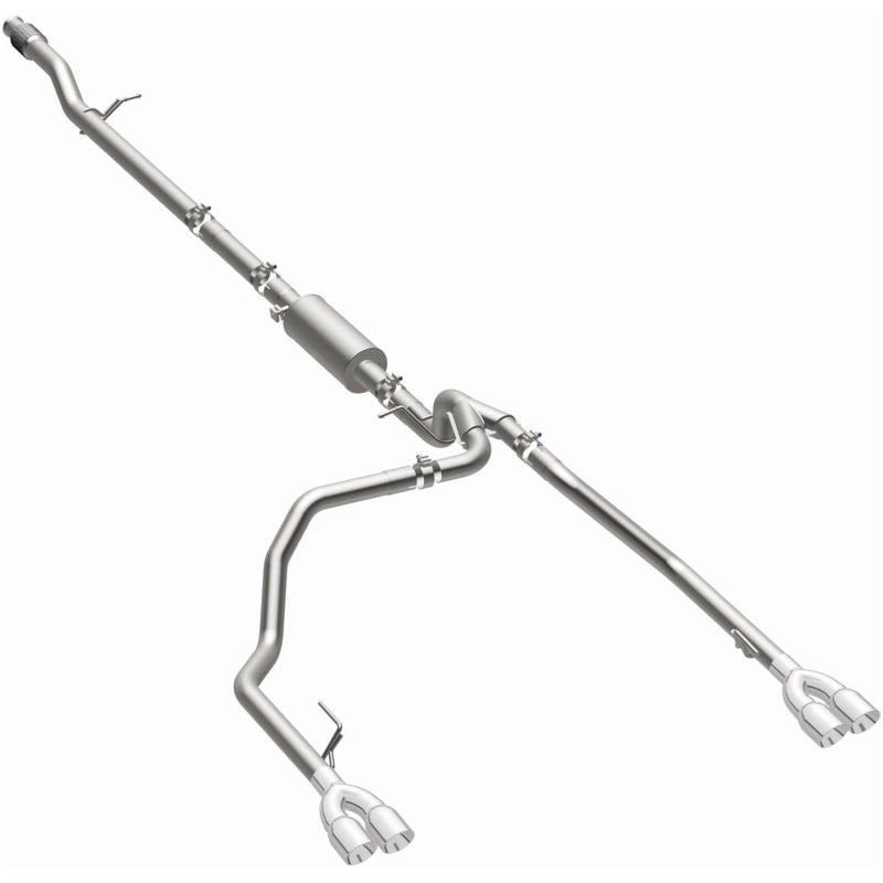 MagnaFlow 2019 Chevy Silverado 1500 V8 5.3L Street Series Quad Split Rear Exhaust w/ Polished Tips - 19477
