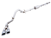 Load image into Gallery viewer, AWE Tuning 4th Gen GM 1500 5.3L 0FG Cat-Back Dual Side Exit (Flat Bumper) - Chrome Tips - 3015-22207