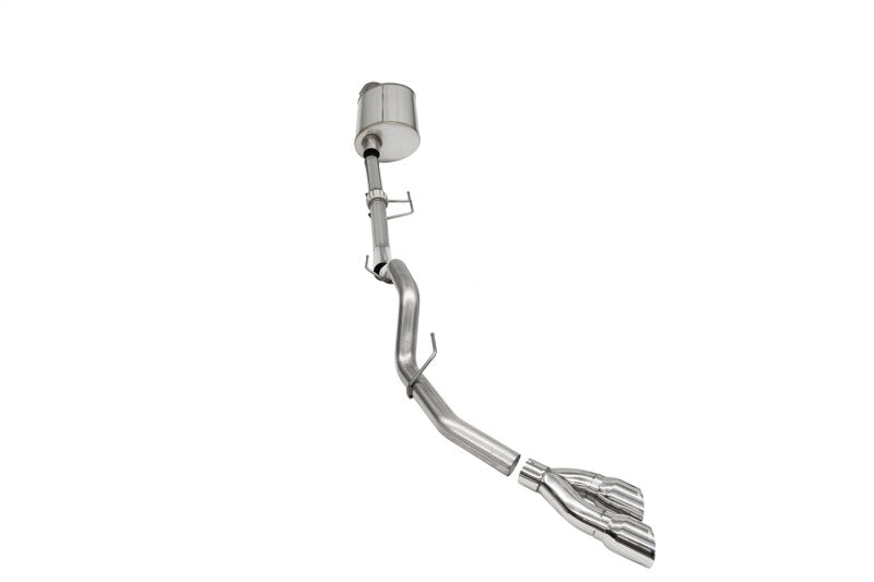 Corsa 2021-2025 Ford F-150 Regular Cab/ 8in Bed 3.5L V6 Sport Cat-Back Single Side Exit-Polished - 21163