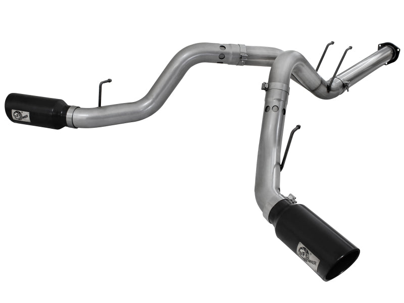 aFe Large Bore-HD DPF-Back Exhaust System Ford Diesel Trucks 11-14 V8-6.7L (td) - 49-43065-B