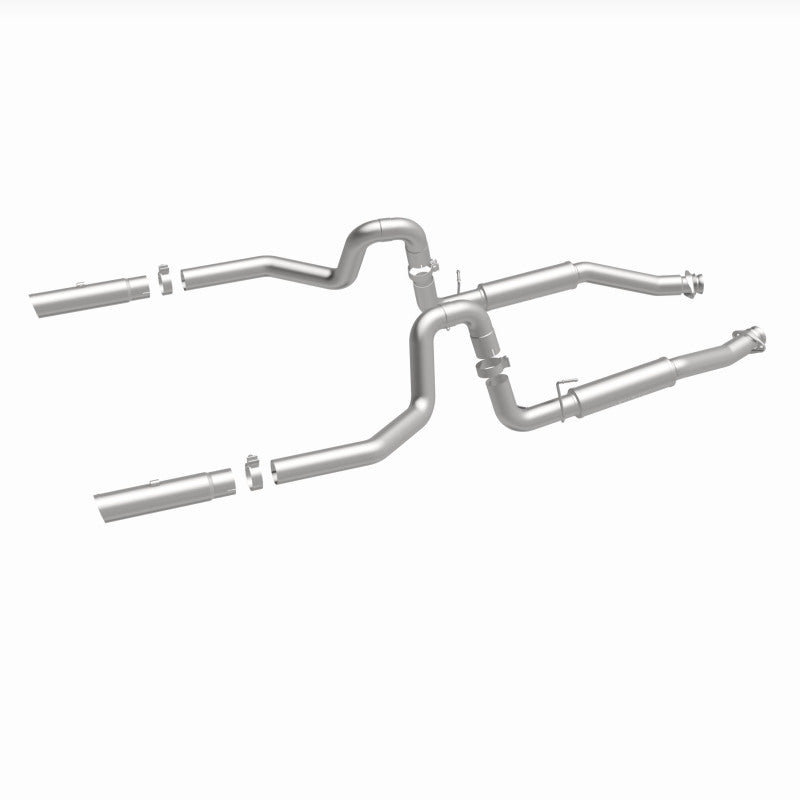 MagnaFlow 99-04 Mustang Mach 1 V8 4.6L Dual Split Rear Exit Stainless Cat-Back Performance Exhaust - 16394